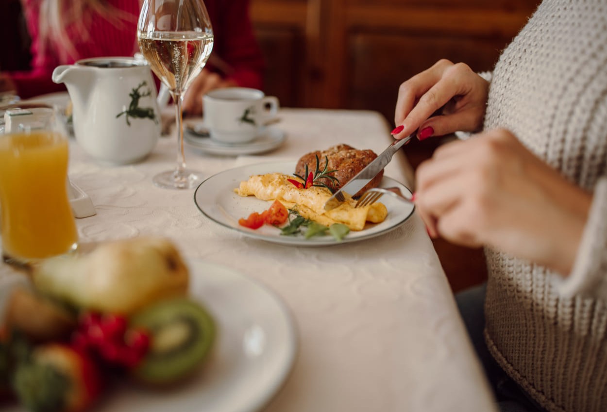 Eierspeis zum Frühstück