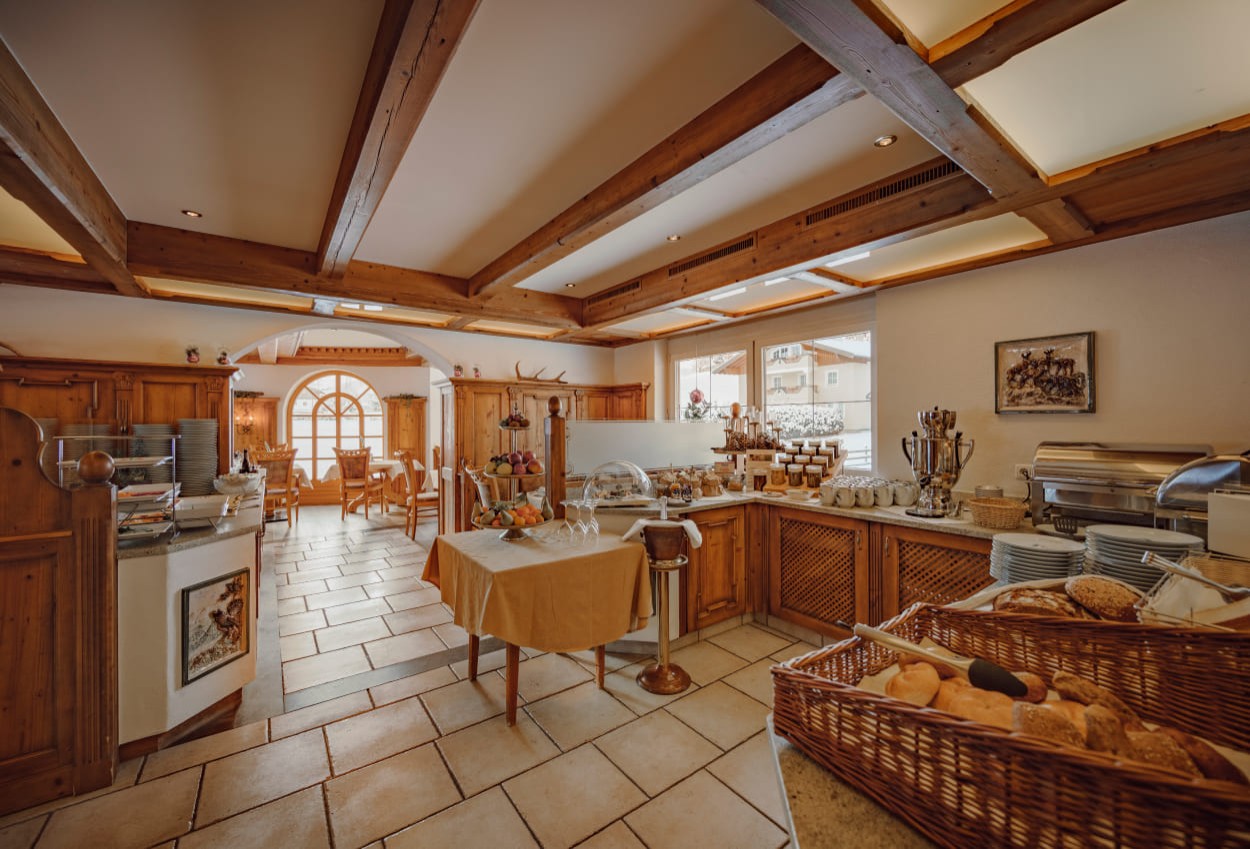 Speisesaal und Buffetbereich