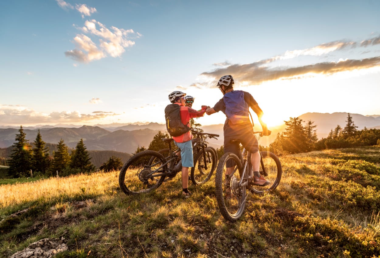 Bike Ausflug mit der Gruppe © Flachau Tourismus