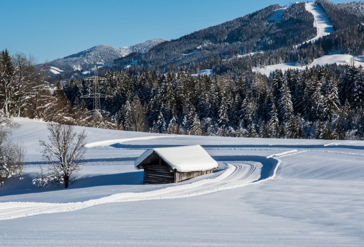 Loipe am Schloss Höch © Flachau Tourismus