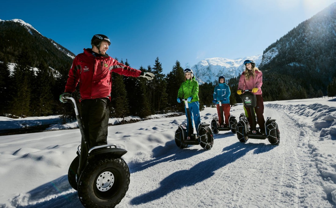 Segway fahren im Winter © Flachau Tourismus