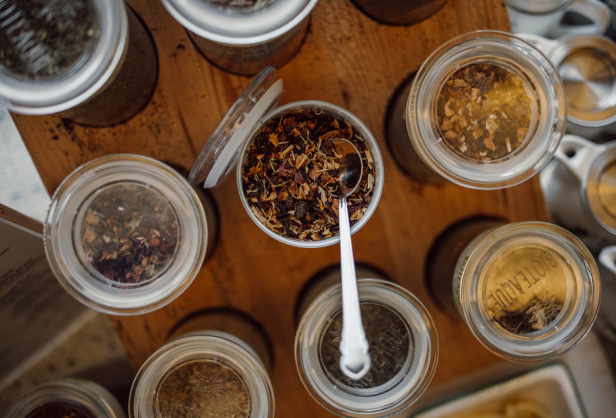 Nüsse, Haferflocken, Müsli - alles ist da in unserer Müsliecke am Buffet