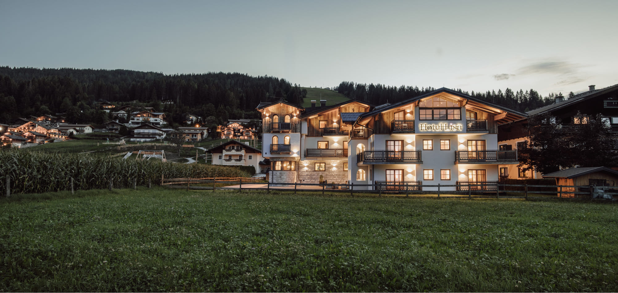 Das Hotel Lisa im Sommer © Matthias Warter