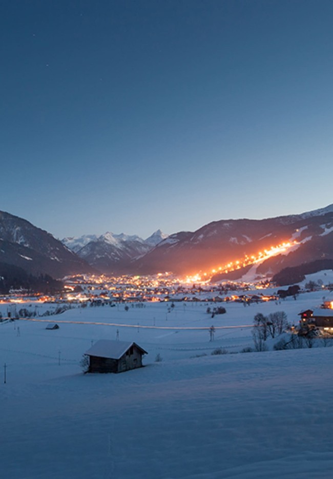 Ortsansicht Winter Flachau