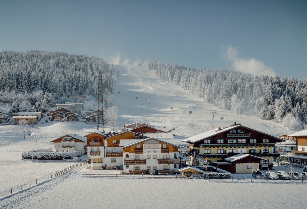 Direkt am Lift und an der Skipiste von Snow Space Salzburg in Flachau